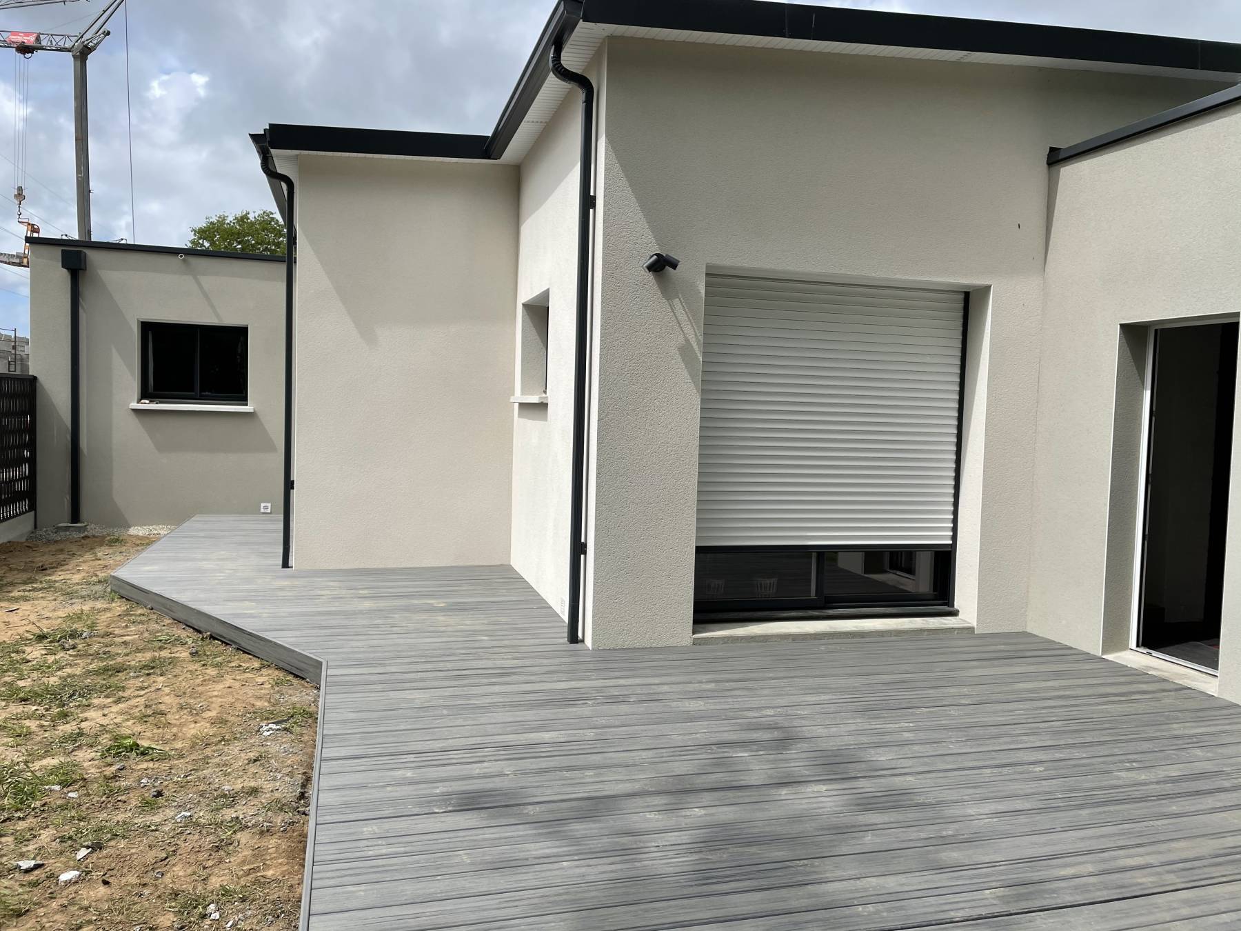 Terrasse Trex , sur cadre aluminium 